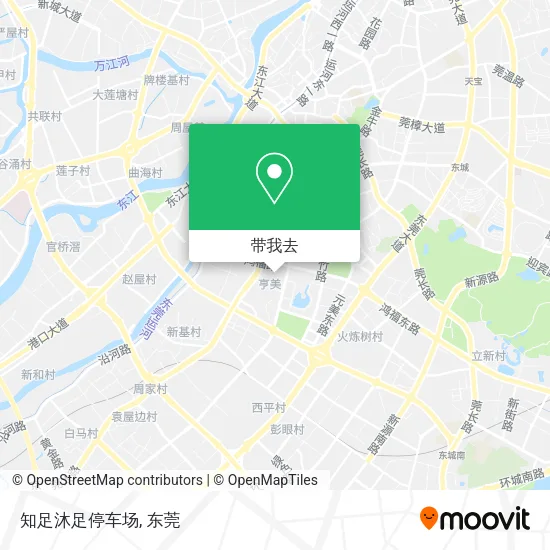 知足沐足停车场地图