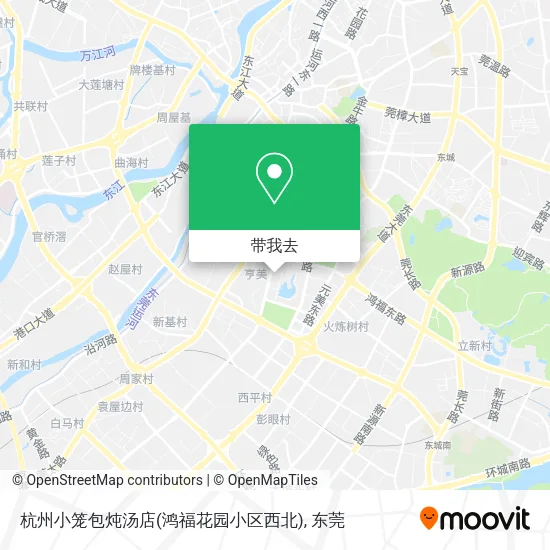 杭州小笼包炖汤店(鸿福花园小区西北)地图