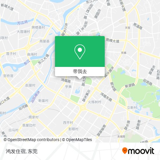 鸿发住宿地图