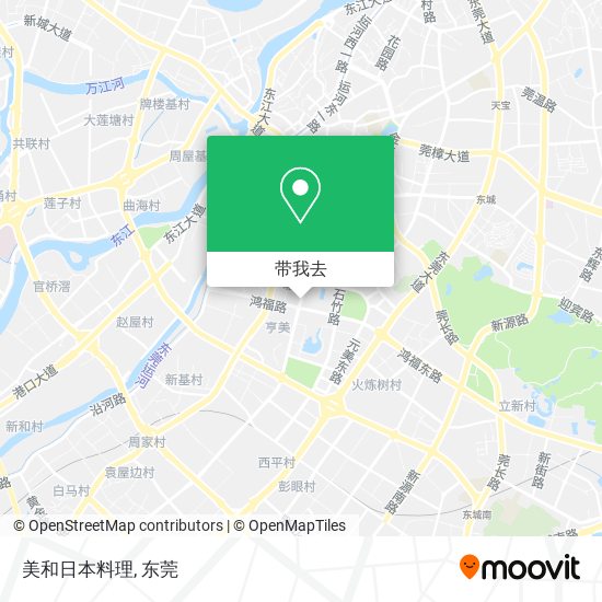 美和日本料理地图
