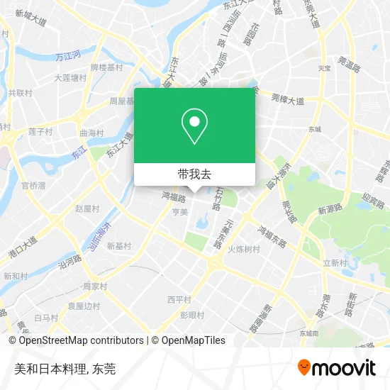美和日本料理地图
