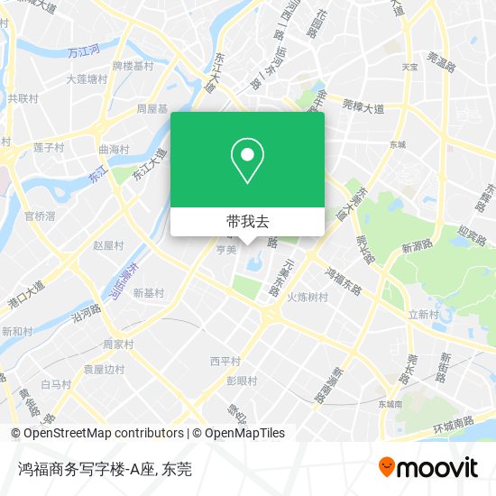鸿福商务写字楼-A座地图