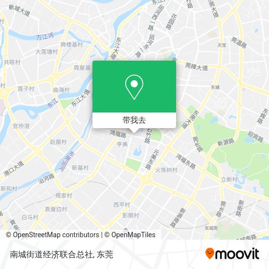 南城街道经济联合总社地图