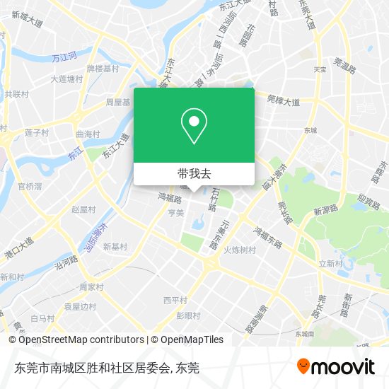 东莞市南城区胜和社区居委会地图