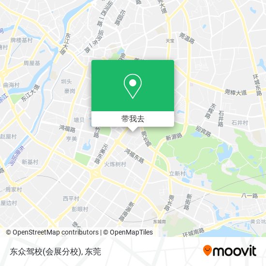 东众驾校(会展分校)地图