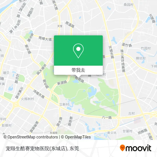 宠颐生酷赛宠物医院(东城店)地图