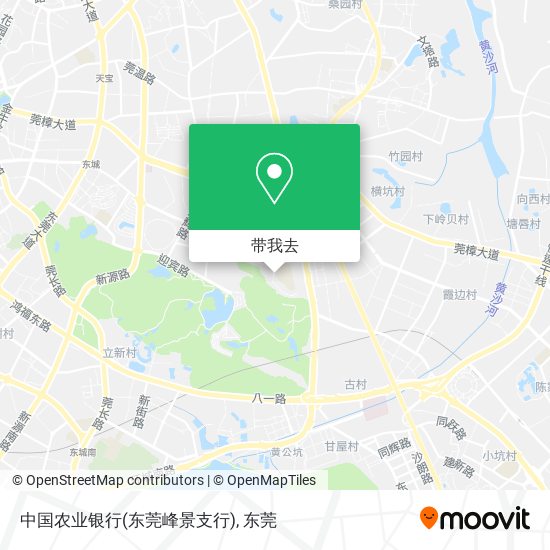 中国农业银行(东莞峰景支行)地图