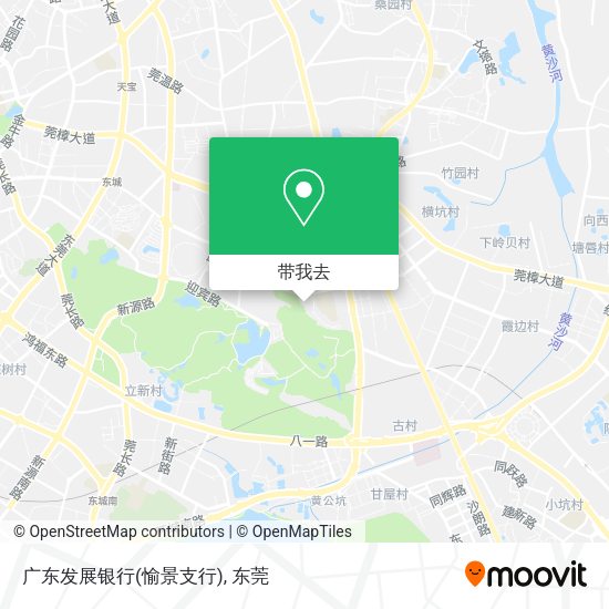 广东发展银行(愉景支行)地图
