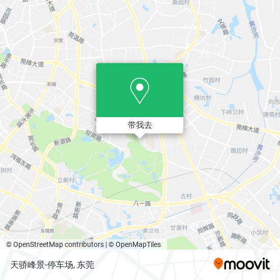 天骄峰景-停车场地图