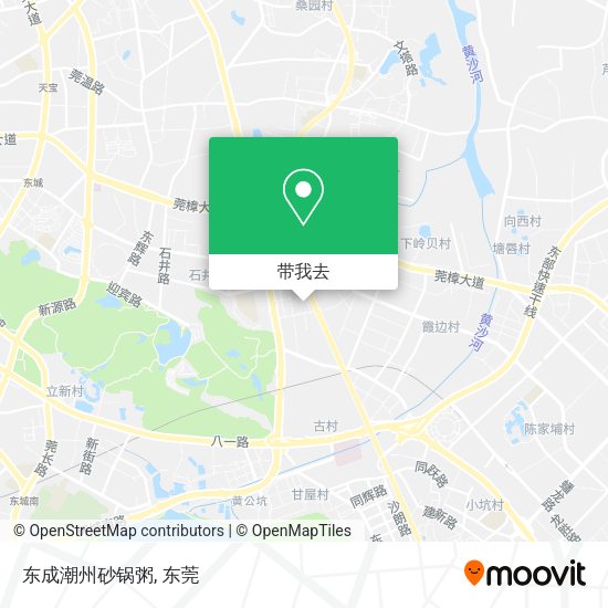 东成潮州砂锅粥地图