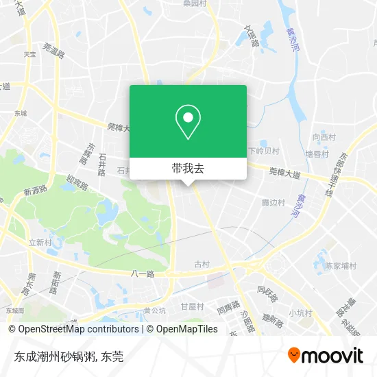 东成潮州砂锅粥地图