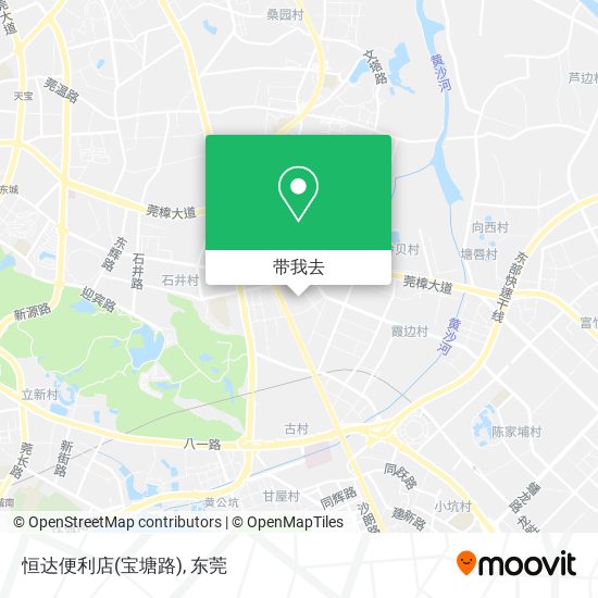 恒达便利店(宝塘路)地图