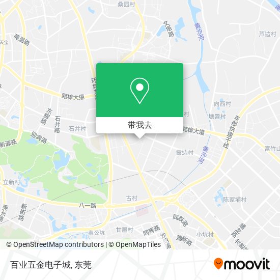 百业五金电子城地图