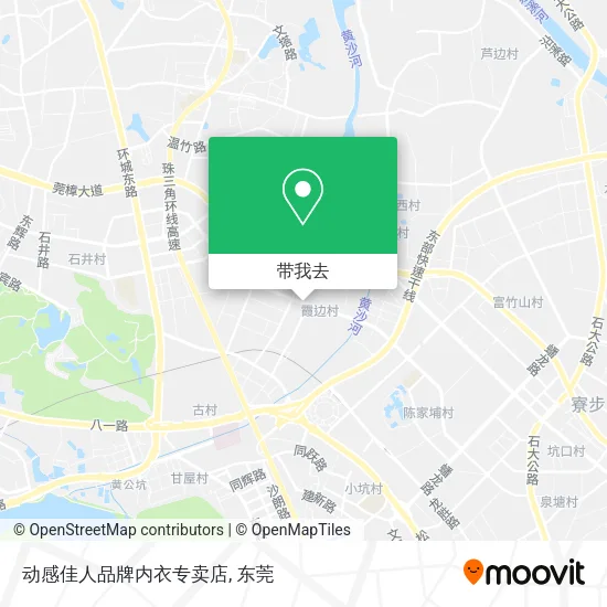 动感佳人品牌内衣专卖店地图