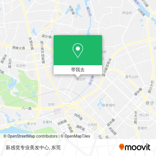 新感觉专业美发中心地图