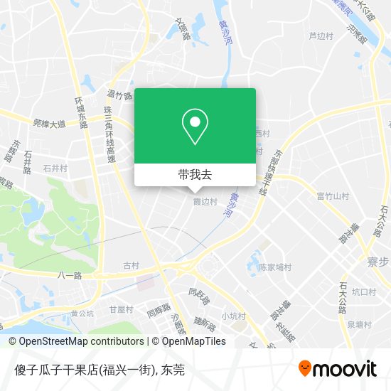 傻子瓜子干果店(福兴一街)地图