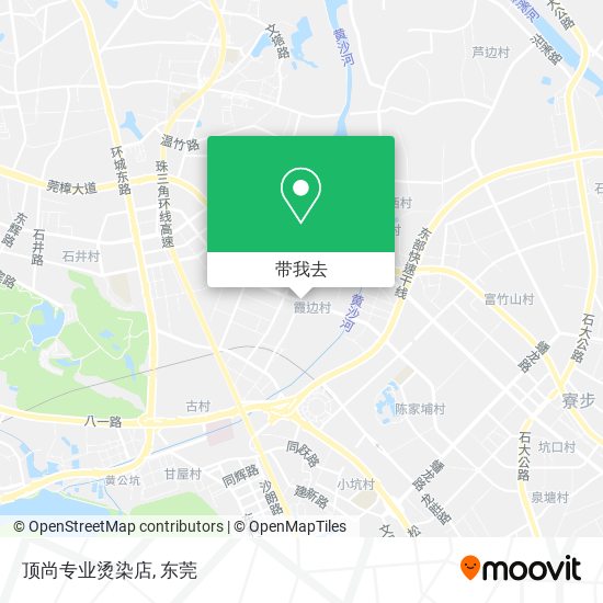 顶尚专业烫染店地图