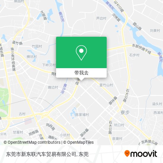 东莞市新东联汽车贸易有限公司地图
