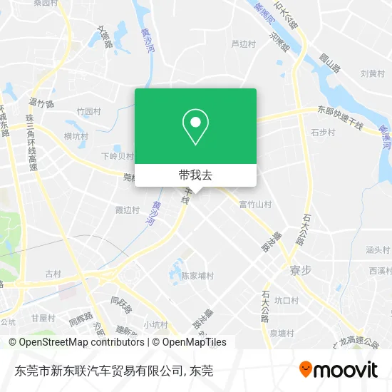 东莞市新东联汽车贸易有限公司地图