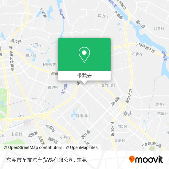 东莞市车友汽车贸易有限公司地图