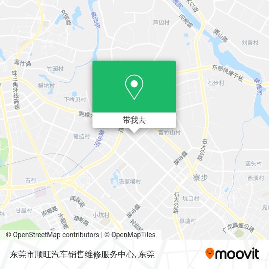 东莞市顺旺汽车销售维修服务中心地图