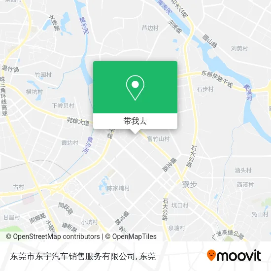 东莞市东宇汽车销售服务有限公司地图