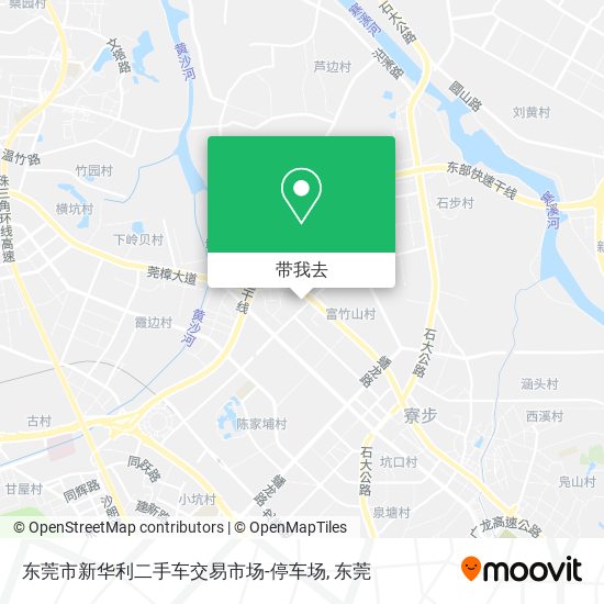 东莞市新华利二手车交易市场-停车场地图