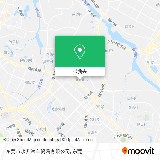 东莞市永升汽车贸易有限公司地图