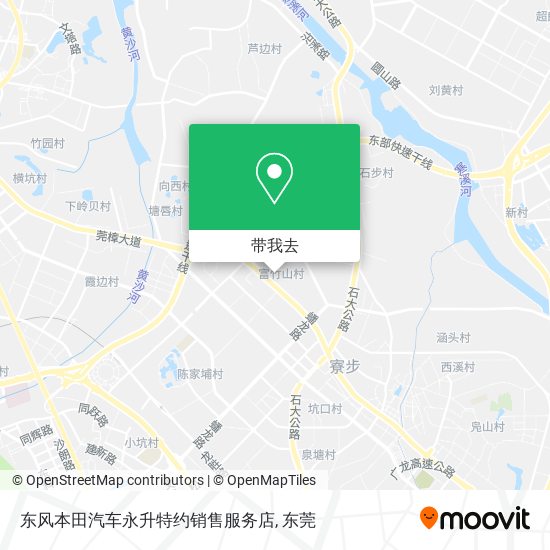 东风本田汽车永升特约销售服务店地图