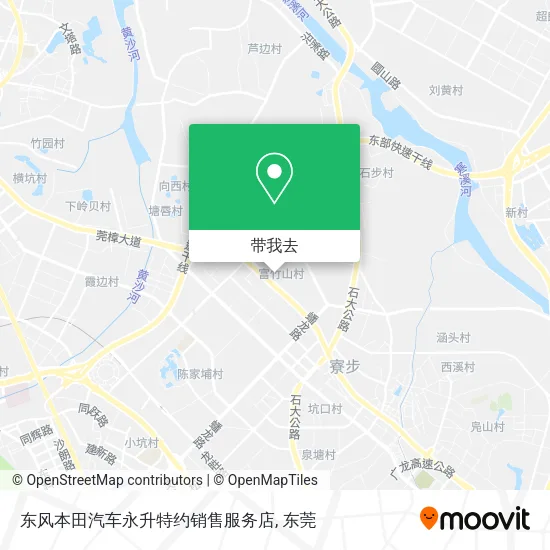 东风本田汽车永升特约销售服务店地图
