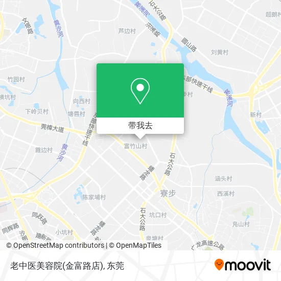 老中医美容院(金富路店)地图