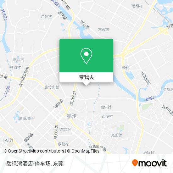 碧绿湾酒店-停车场地图