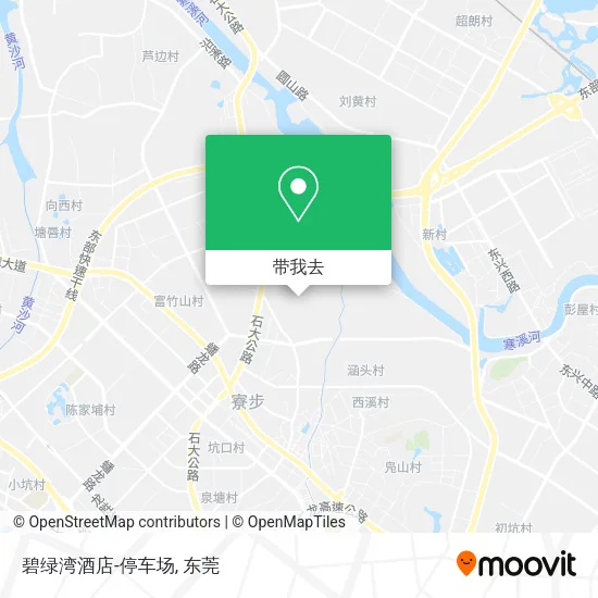 碧绿湾酒店-停车场地图