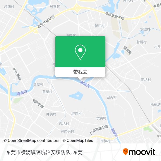 东莞市横沥镇隔坑治安联防队地图