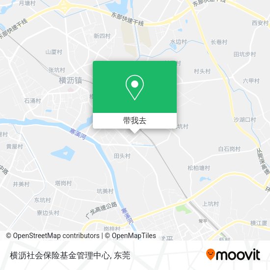 横沥社会保险基金管理中心地图