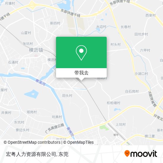 宏粤人力资源有限公司地图