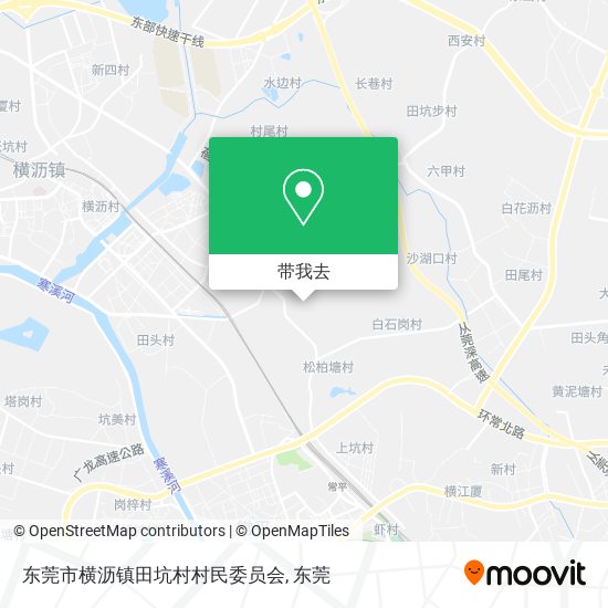 东莞市横沥镇田坑村村民委员会地图