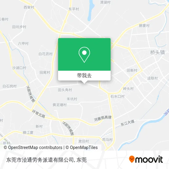 东莞市浍通劳务派遣有限公司地图