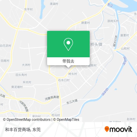 和丰百货商场地图