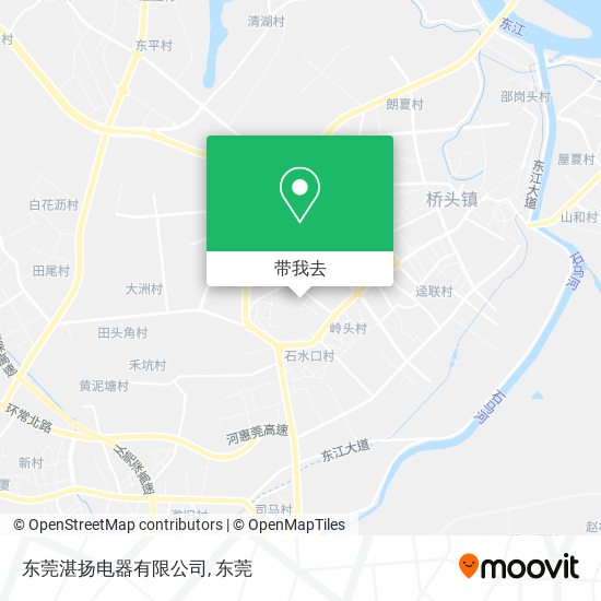 东莞湛扬电器有限公司地图