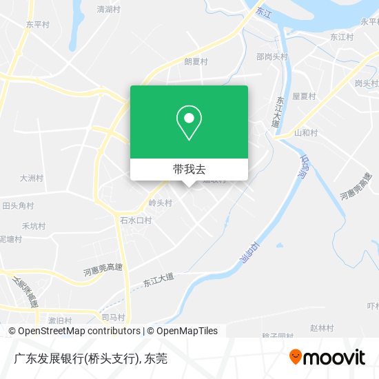 广东发展银行(桥头支行)地图