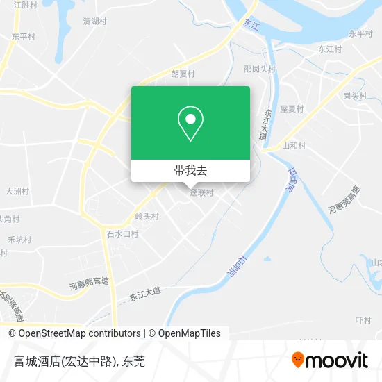 富城酒店(宏达中路)地图