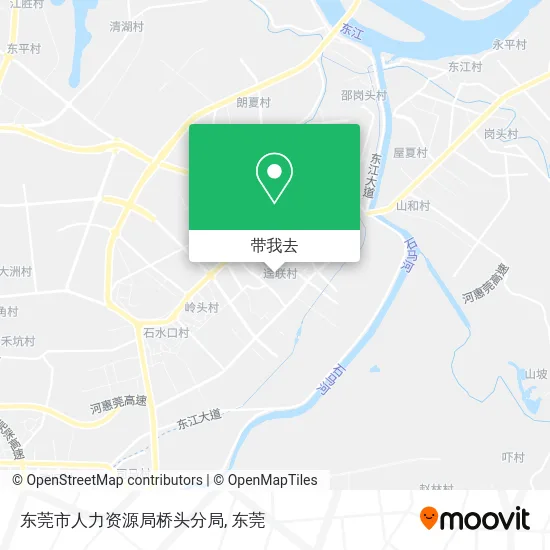 东莞市人力资源局桥头分局地图