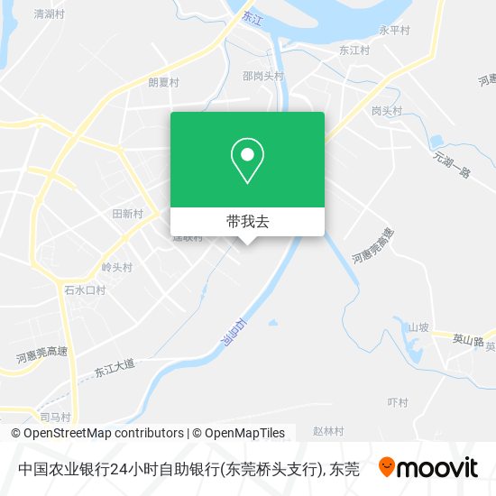 中国农业银行24小时自助银行(东莞桥头支行)地图