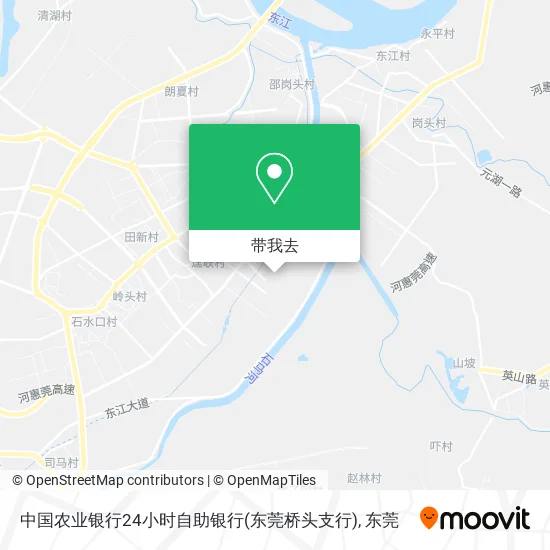 中国农业银行24小时自助银行(东莞桥头支行)地图