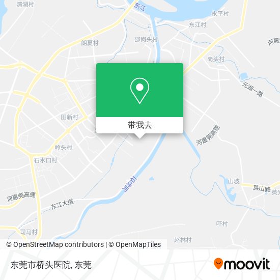 东莞市桥头医院地图