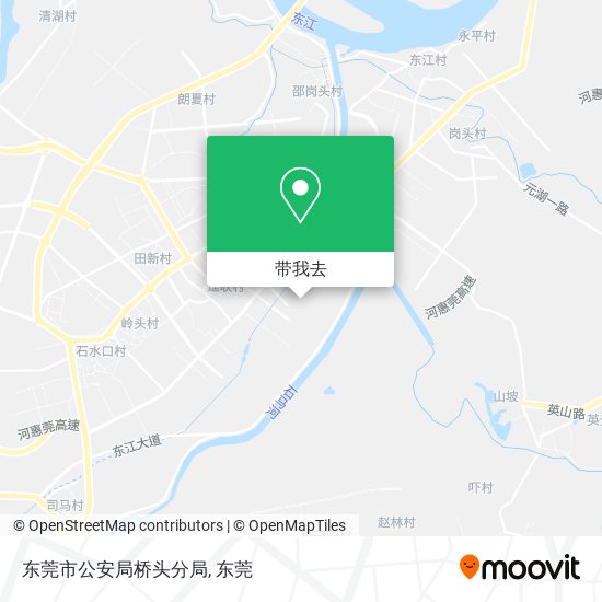 东莞市公安局桥头分局地图