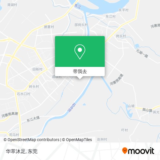 华萃沐足地图