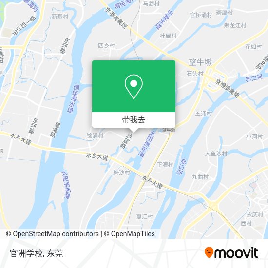 官洲学校地图