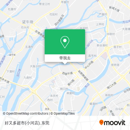 好又多超市(小河店)地图